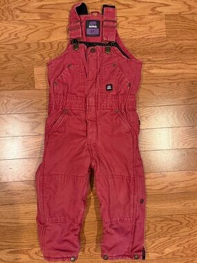 OshKosh B'gosh Burgundy/Red Kids Overalls